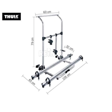 THULE Sport G2 Tour, Taka-asennettava pyöräteline.