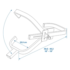 ProPlus Pyörän lukitus XL, 16" - 19"