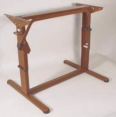  FAWO Pöydän runko, jalkaväli 60 cm., ruskea
