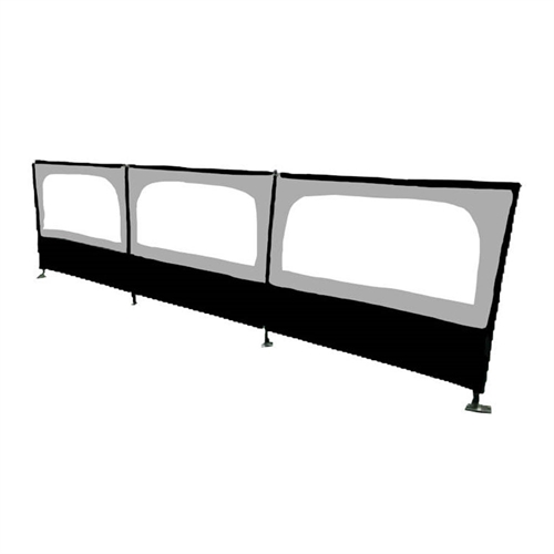 FMT Aurinkosuoja ikkunoin (P: 460 x K: 130 cm)