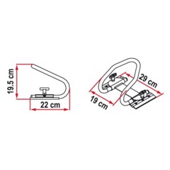 FIAMMA MotoWheel Shock takapyörä