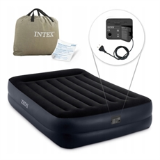 INTEX Rising Comfort ilmapatja, kaksinkertainen ja pumppu