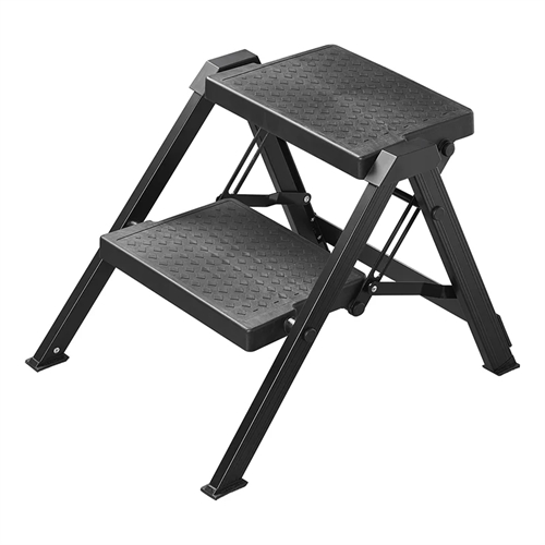 PROPLUS Camping Kokoontaitettava Jalkatuki Deluxe, musta