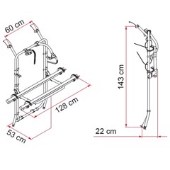 FIAMMA Carry Bike Vivaro ja Trafic