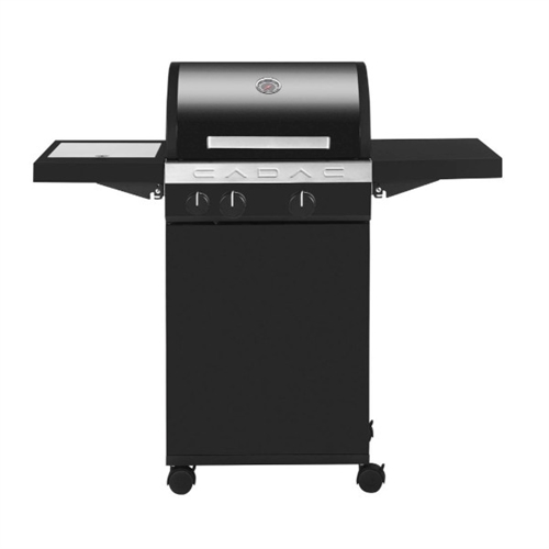 CADAC Stratos Tyylikäs kaasugrilli, jossa on 2 poltinta ja hiilet