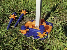 Peg & Stop ruuvikiilat vastamutterilla, 6 kpl.