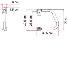 FIAMMA Turvallisuus - 31 cm