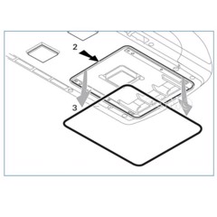 TRUMA Tiivistyskehys 400 x 400 mm